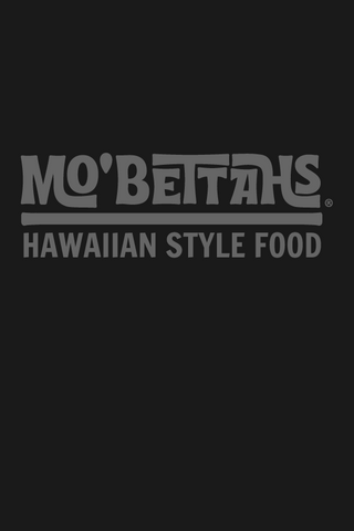 Mo' Bettahs grey logo on black background.