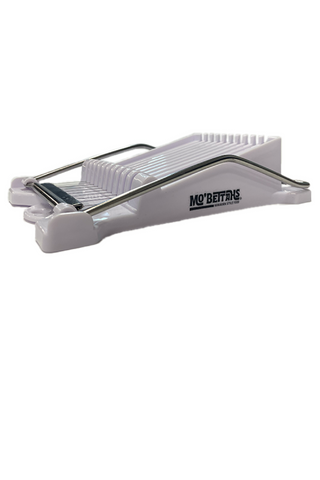 Easily cut a whole can of SPAM® into perfectly even slices with this wire slicer included in the Mo' Bettahs Musubi Kit.